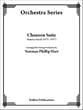 Chanson Suite Orchestra sheet music cover